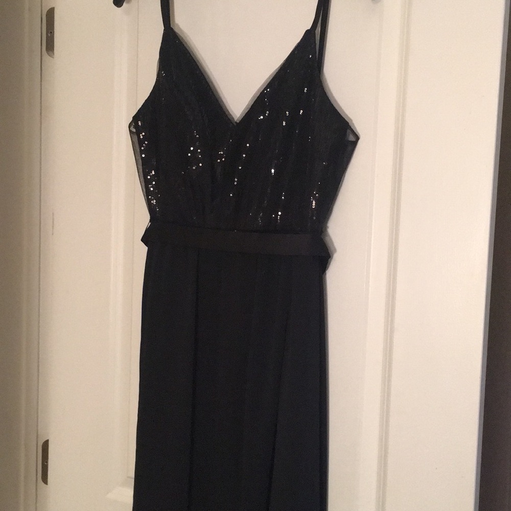 White by Vera Wang Black Formal Dress Size 6 🖤 - Picture 4 of 6